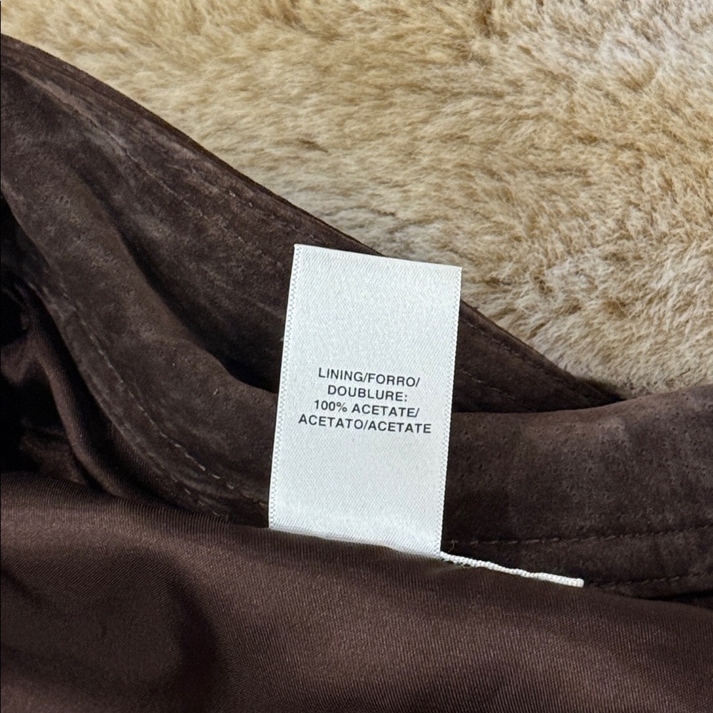 NWT Vintage 90s/Y2K SIZE 1X Jones New York Sport Brown Suede Jacket ~~MSRP $169 - Picture 9 of 16